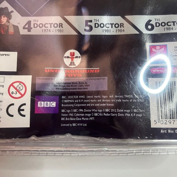 Doctor Who The Fourth Doctor Pyramids Of Mars Action Figure Underground Toys 5+ - Picture 4 of 6